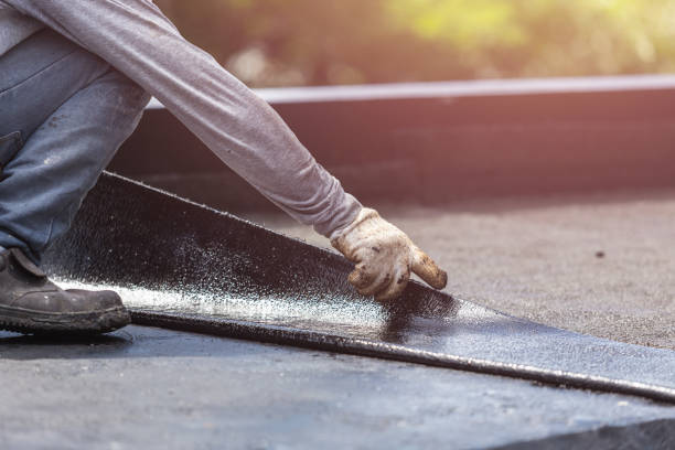Professional Waterproofing technician working in Francesville, IN